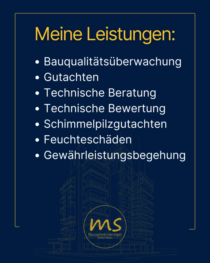 Leistungen Bausachverständiger Instagram Stuttgart